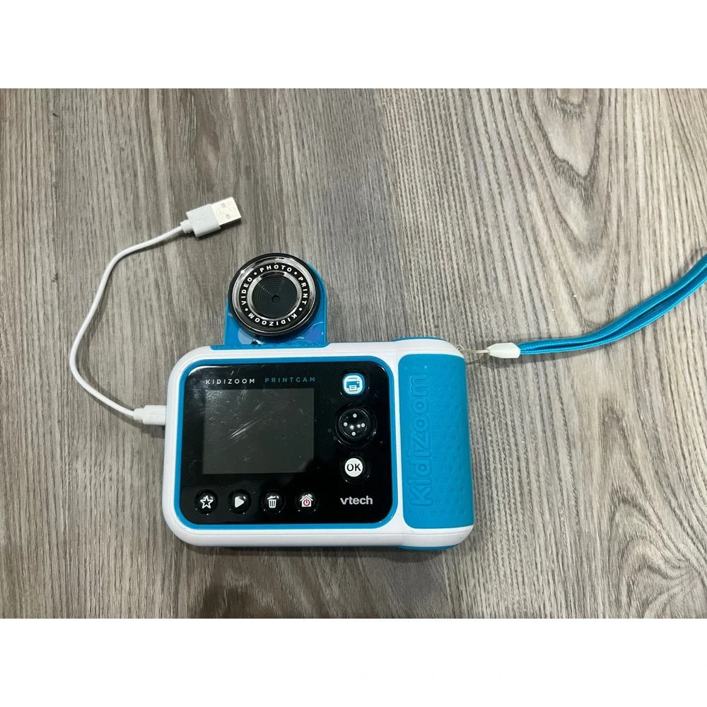 VTech KidiZoom PrintCam‎ Blue Digital Camera and Video Recorder with Printer